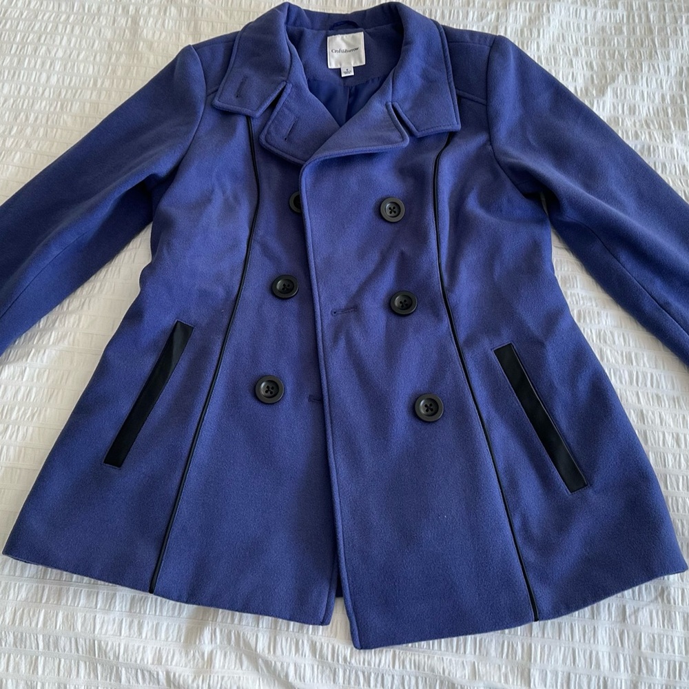Brand new Croft & Barrow Women's Blue Peacoat